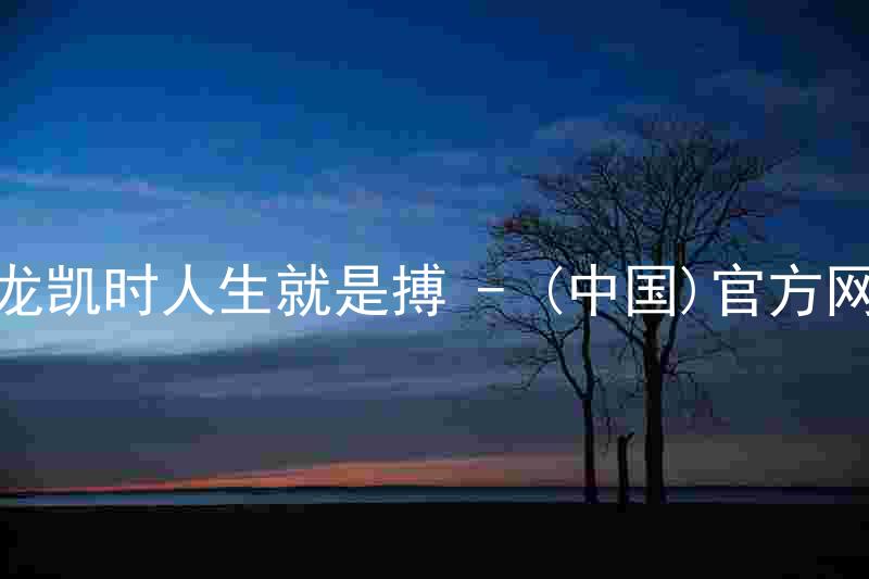尊龙凯时人生就是搏 - (中国)官方网站